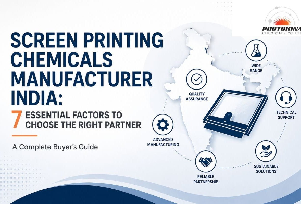 Screen printing material supplier in Ahmedabad for consistent screen quality.
