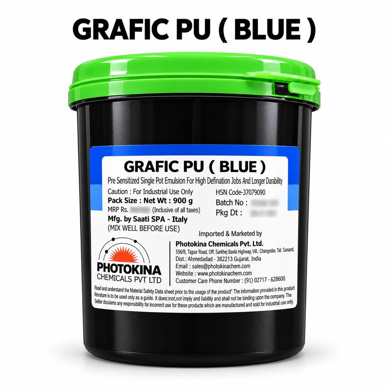 GRAFIC PU ((PURE PHOTOPOLYMER ( PRESENSITIZED ) EMULSION)