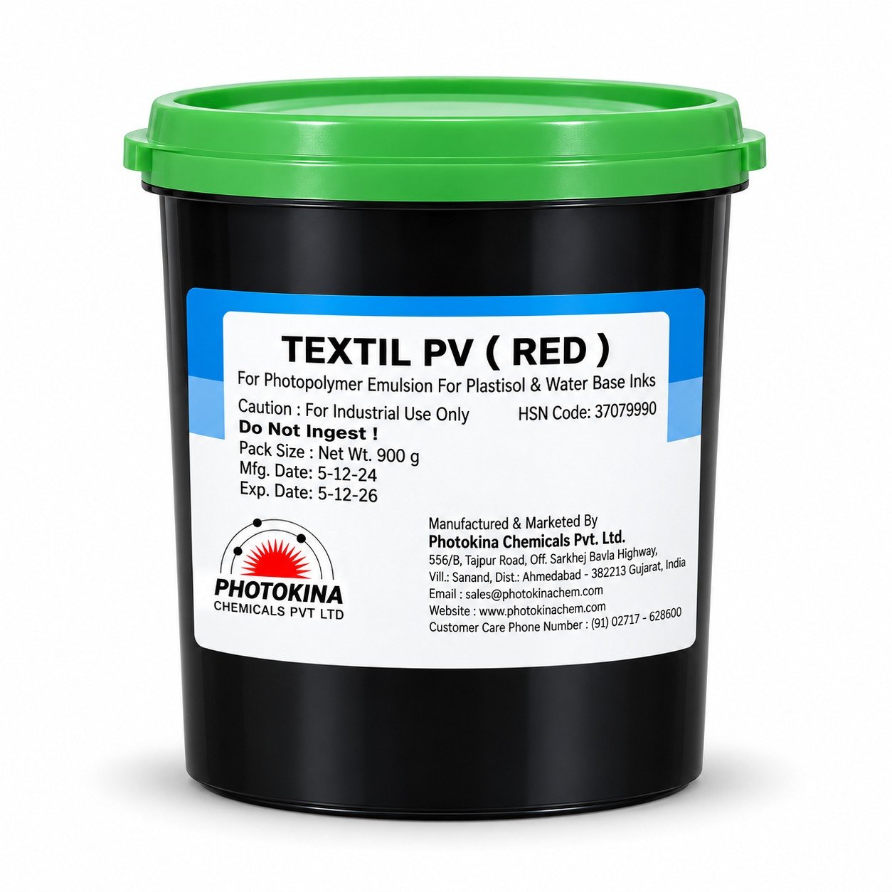 Pre sensitized emulsion. Single pot emulsion for high defination jobs and longer durability.