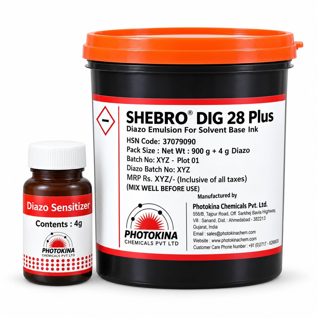 SHEBRO DIG 28 (Diazo sensitizer) 4gm Diazo