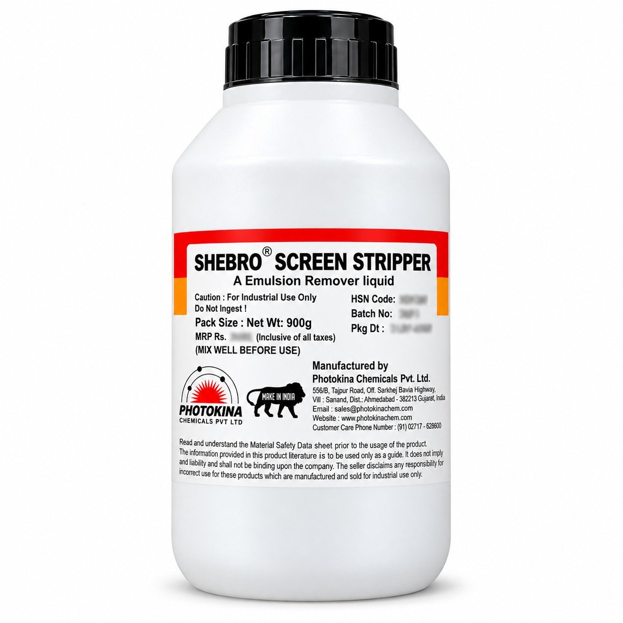 SHEBRO SCREEN STRIPPER - Liquid