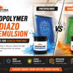 Photopolymer vs Diazo emulsion for screen printing